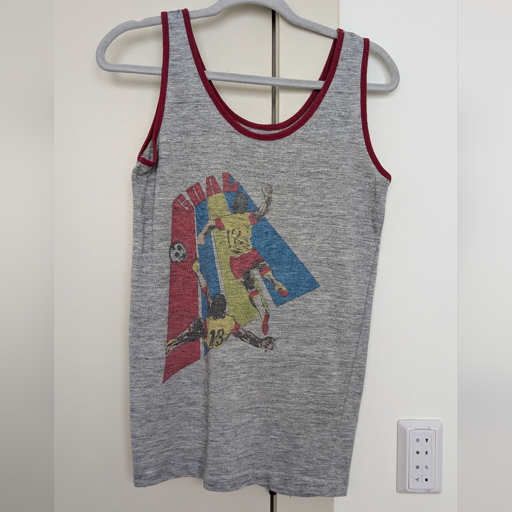 Vintage soccer tank